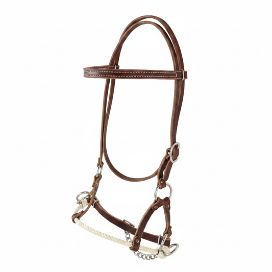Rope Side-Pull with Brow Band