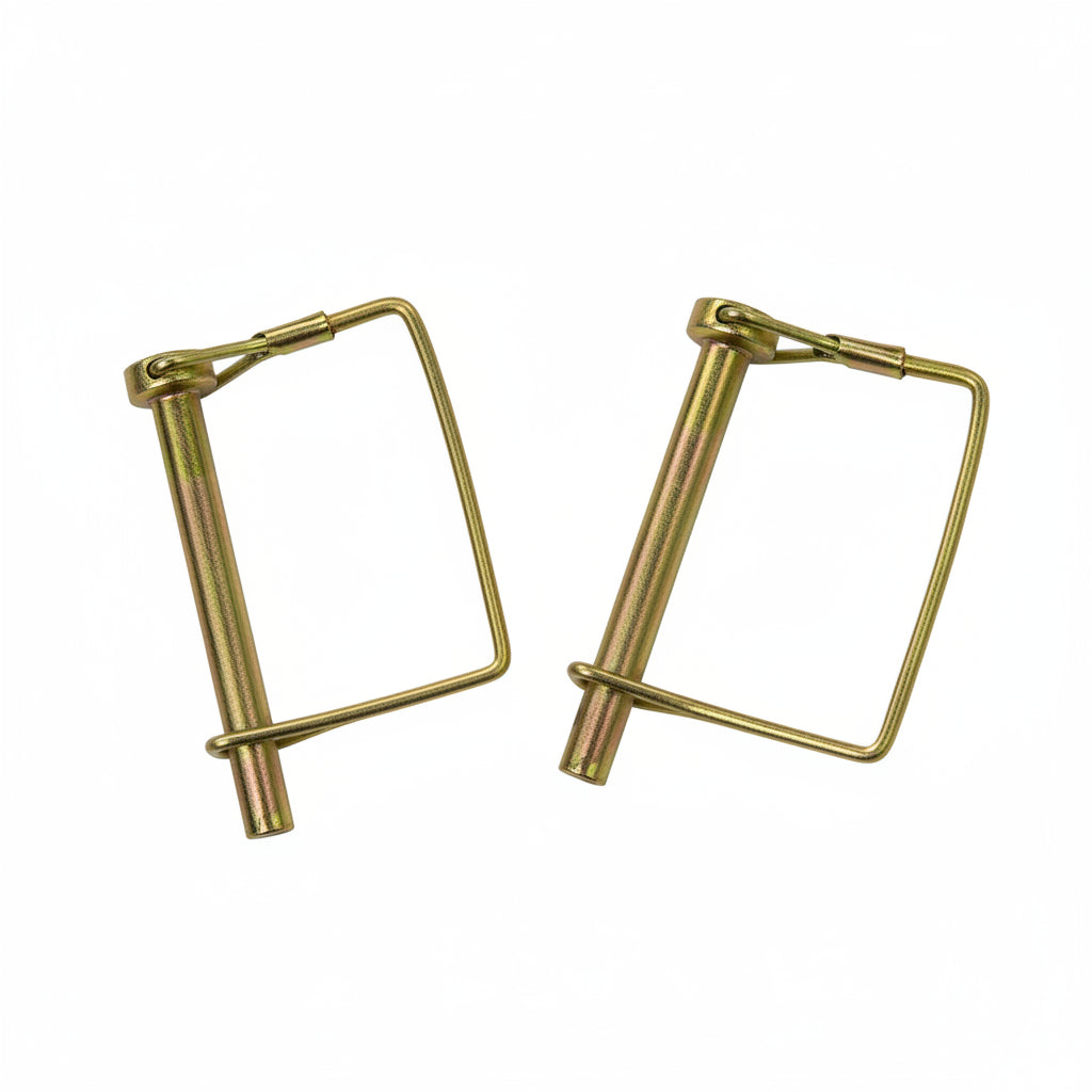 Double HH 1/4 In. x 2-1/2 In. Wire Lock Square Hitch Pin (2-Pack)