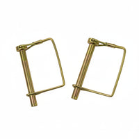 Double HH 1/4 In. x 2-1/2 In. Wire Lock Square Hitch Pin (2-Pack)