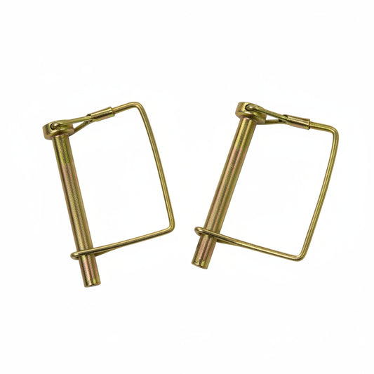 Double HH 1/4 In. x 2-1/2 In. Wire Lock Square Hitch Pin (2-Pack)