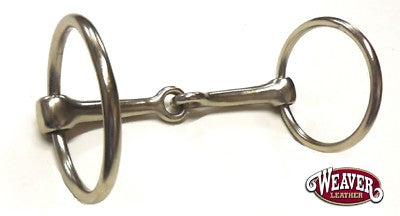 WVR O-RING SNAFFLE BIT NICKEL