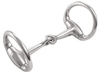 Weaver Miniature Eggbutt Snaffle Bit - Stainless Steel, 3-1/2" Mouth, 2" Rings