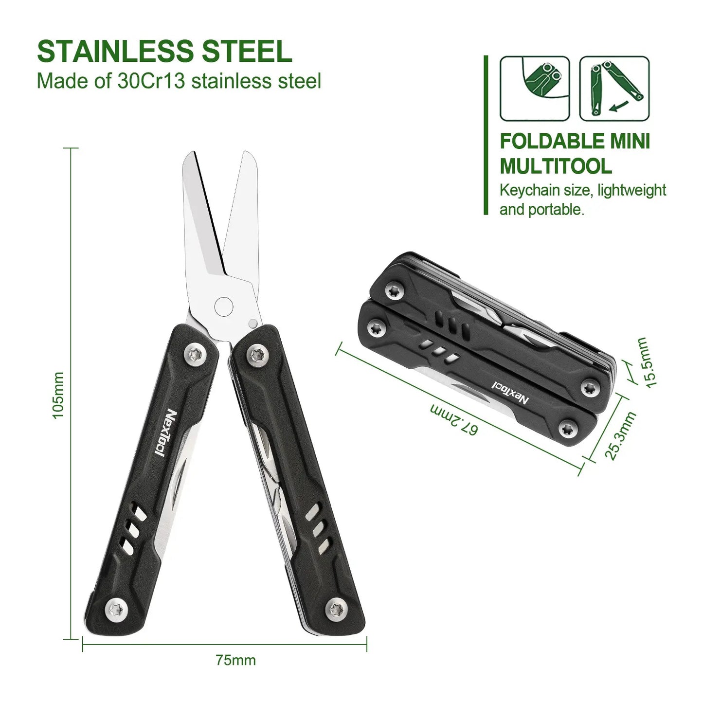 10 IN 1 MINI MULTI FUNCTION SCISSORS (MM)