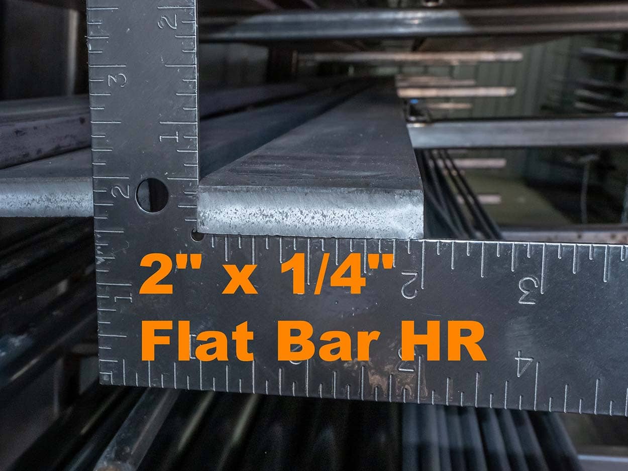 HR FLAT 1/4 X 2